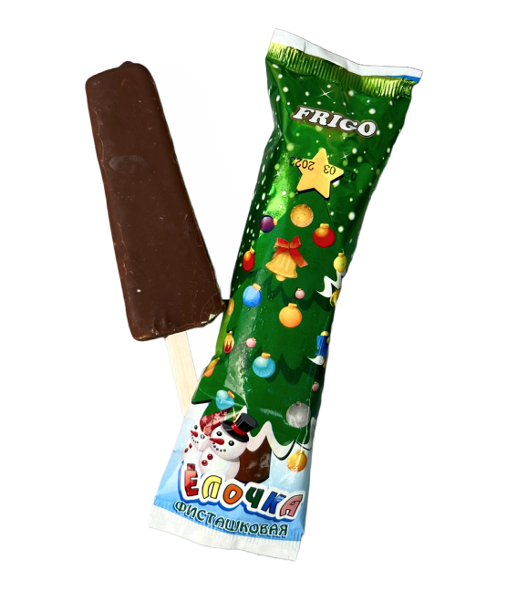 Эскимо Ёлочка Фисташковое в шок.глаз. 70гр Эскимо Ёлочка Фисташковое в шок.глаз. 70гр